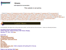 Tablet Screenshot of igreens.org.uk